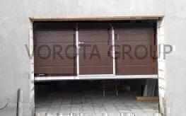 Гаражные ворота с калиткой Алютех